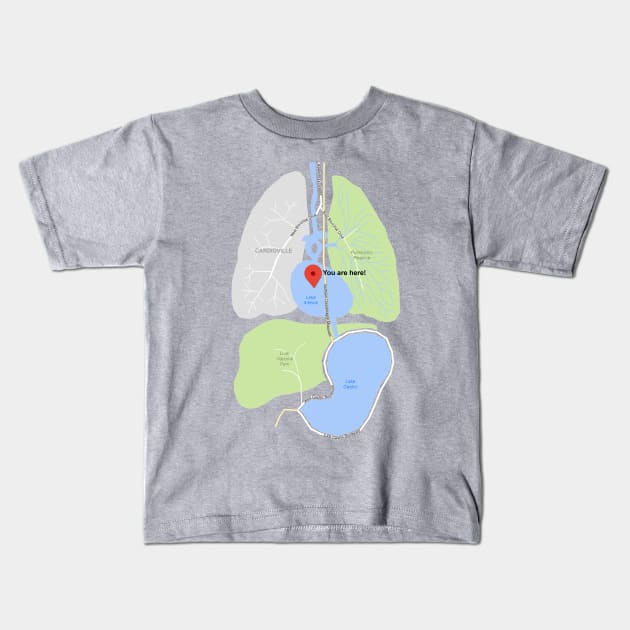 You made it into my heart... Kids T-Shirt by Ironmatter